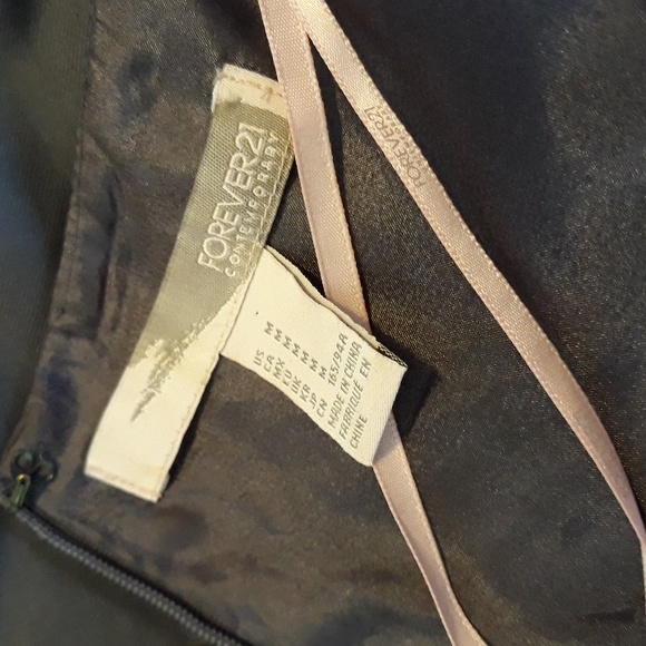 Forever 21 Contemporary/ Brown Square Cut Out Sleeves Dress/ Size Med. - Picture 10 of 11